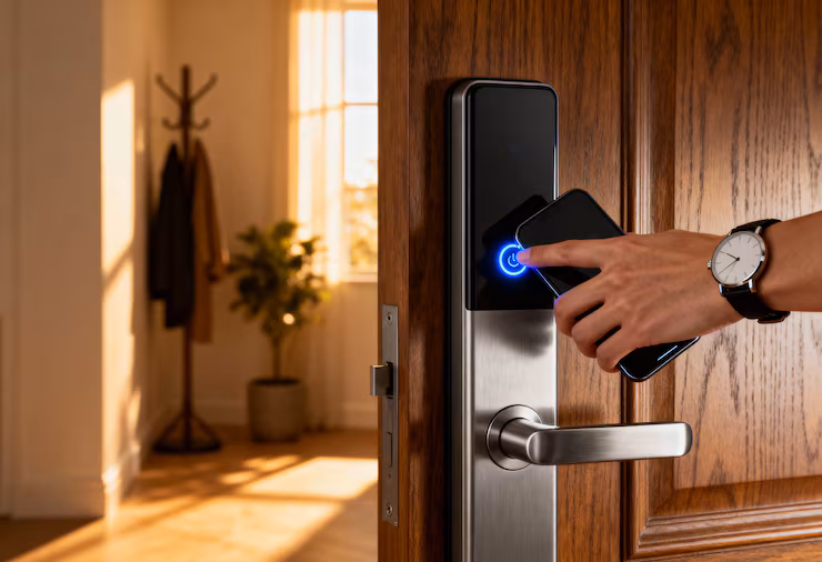 smart-home-door-lock-system-secure-key-pros